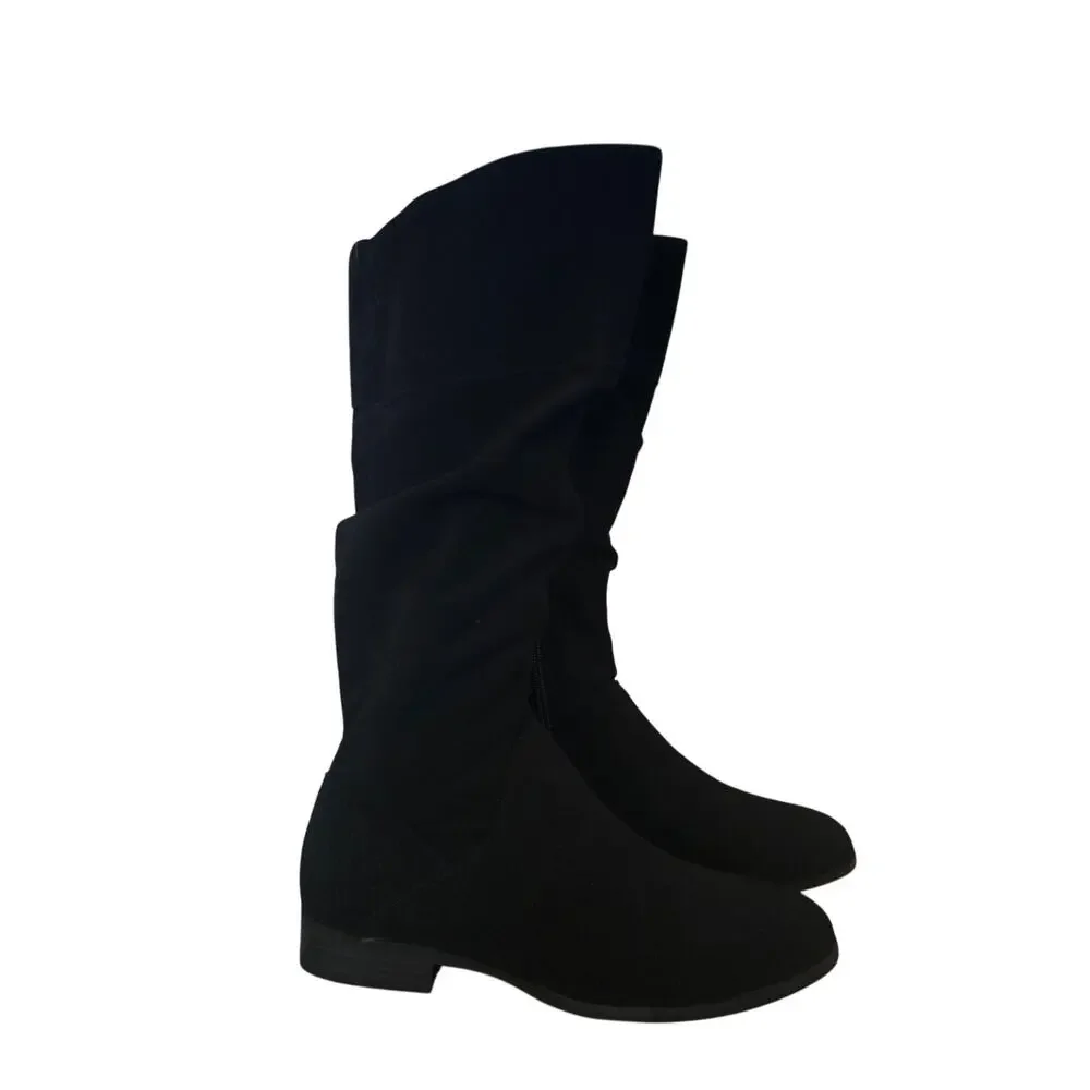Style and Co Black 6.5 Wide Calf Boots, New